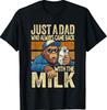 Just A Dad Who Always Came Back with The Milk, Bigfoot Papa T-Shirt