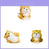 Tiger Wooden Carving Small Figurine Handcrafted Animal Decor For Kids And Gifts