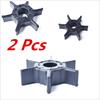 2 STÜCK Neue OEM WASSERPUMPEN-LAUFRAD 63V-44352-01-00 für Yamaha 8PS 9.9PS 15PS 20PS Außenbordmotor