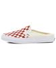 Classic Slip On Mule  Checkerboard  Racing Red White Vn0004kttlf1 Classic Slip On Mule  Checkerboard  Racing Red Classic White