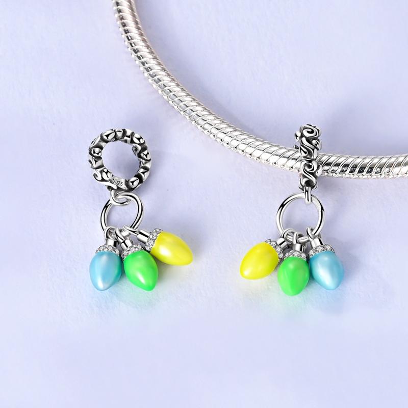 

Plated 925 SilverPurple Magic Pot Charms Fit 925 Charms Bracelet Beads Jewelry Gifts for Women