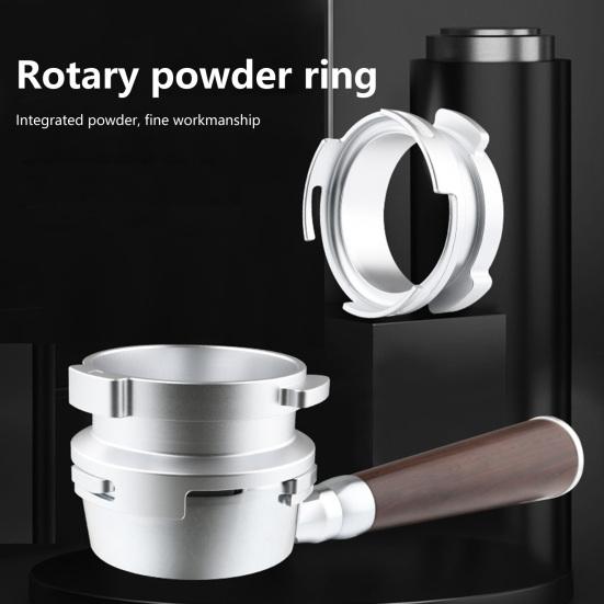 Dosing Funnel Rotation Type Smooth Aluminium Alloy High Strength Coffee Dosing Ring