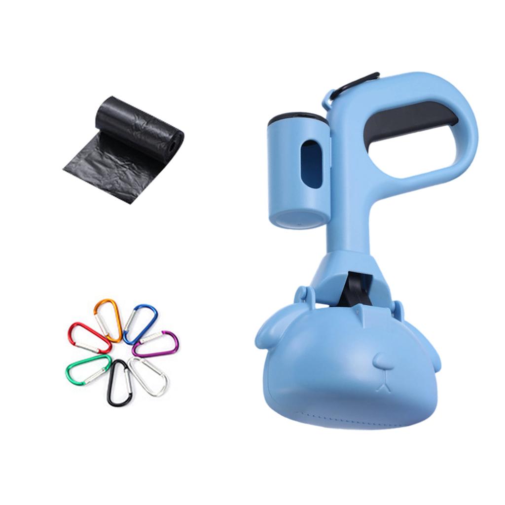 Portable Poop Bag Dispenser with Hook for Dog Walking Outdoor Pet Waste
