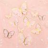 10 Stück Schmetterling Kuchen Topper Flaggen DIY Cupcake Topper Kinder Mädchen Alles Gute zum Geburtstag Hochzeitsfeier Babyparty Backdekoration