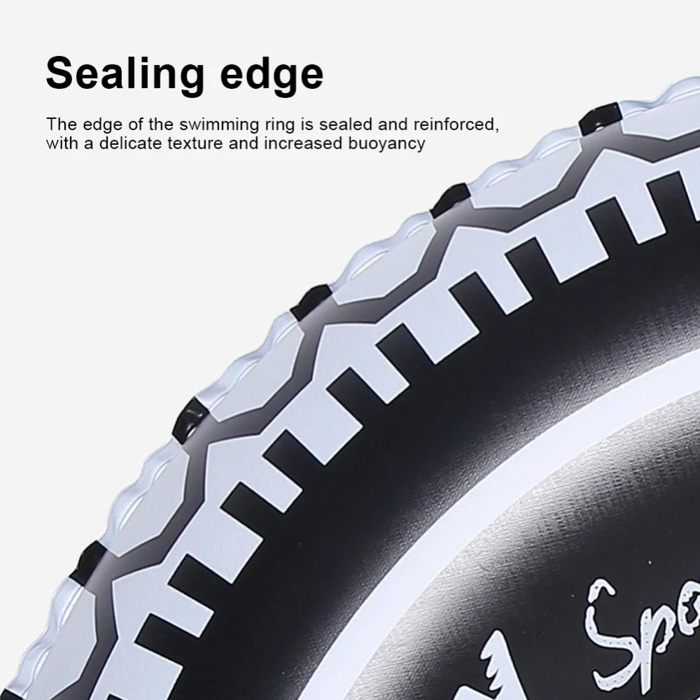 Car Tire Swim Float Tube PVC Pool Floating Rings Leakproof Inflatable Swimming Rings Floaties Thickened Pool Rings for Swimming