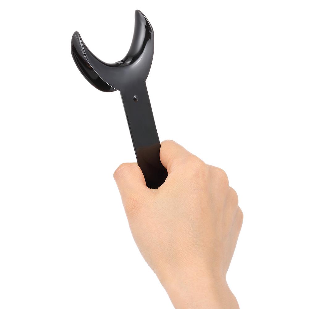 4 Pcs Dental Intraoral Cheek Lip Retractor Double-headed T-shape Opener Black