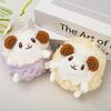 Fluffy Plush Sheep Keychain Cute Mini Soft Touch Bag Charm for Backpack Pendant Nice Birthday Souvenir Gift for Teen Girls