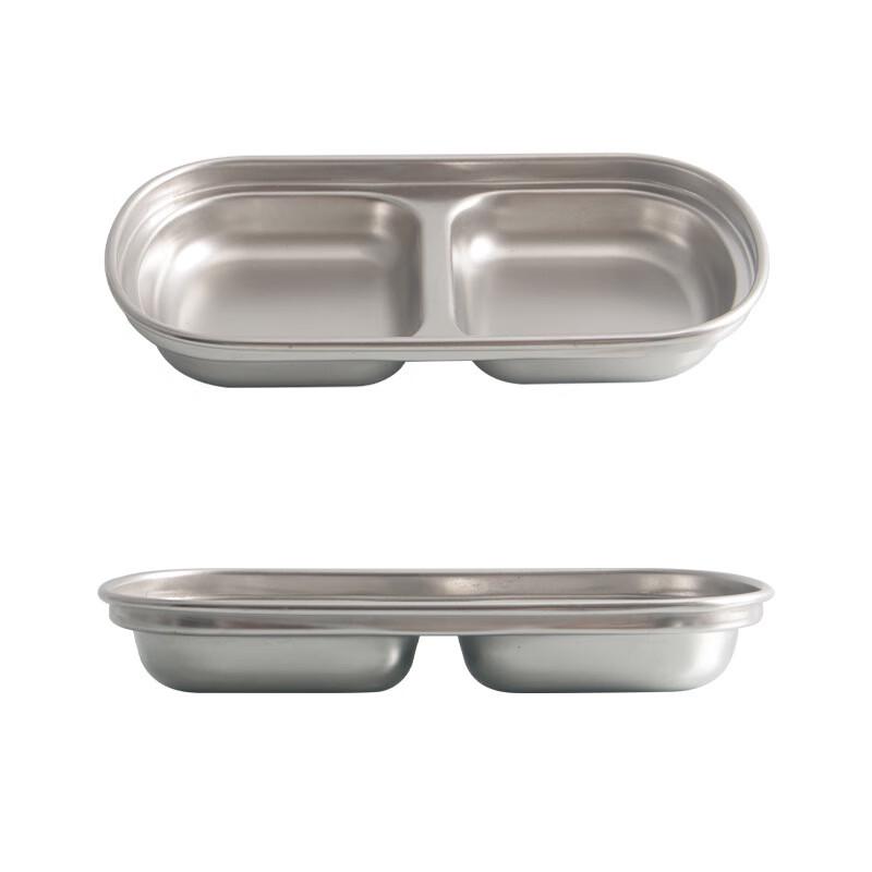 Korean Style 304 Stainless Steel 4-Grid Dipping Dish
