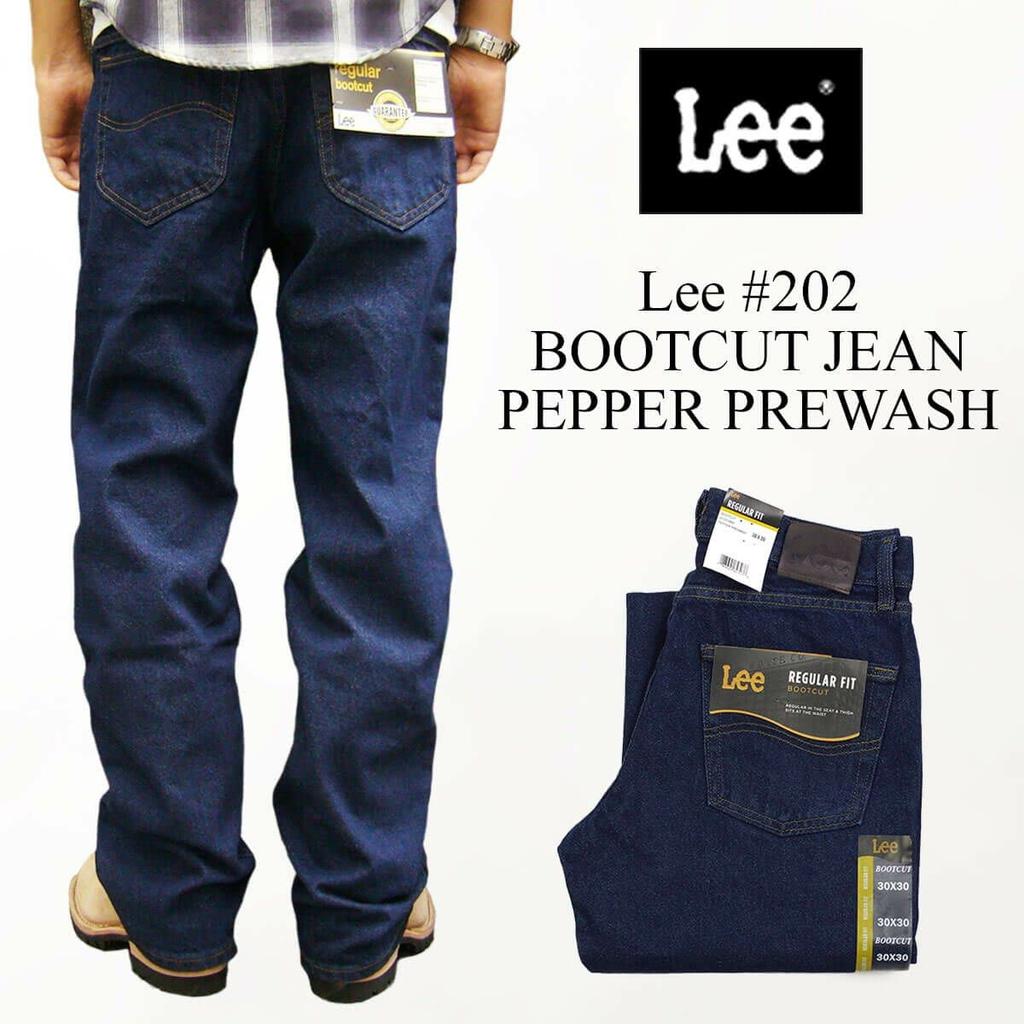 Lee 202 Bootcut Pepper W29L32 Džíny, Předeprané,