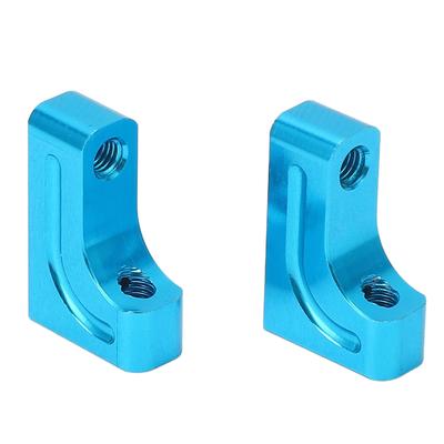 Lot de 2 supports de servo RC en alliage d'aluminium, robustes et universels, pour Tamiya TB03 TT02 XV01