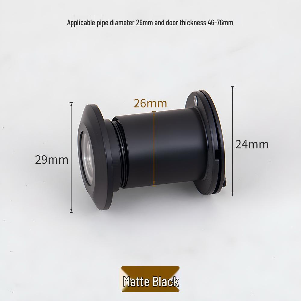 Zinc Alloy Anti-Pry HD Glass Door Peephole for Home Security