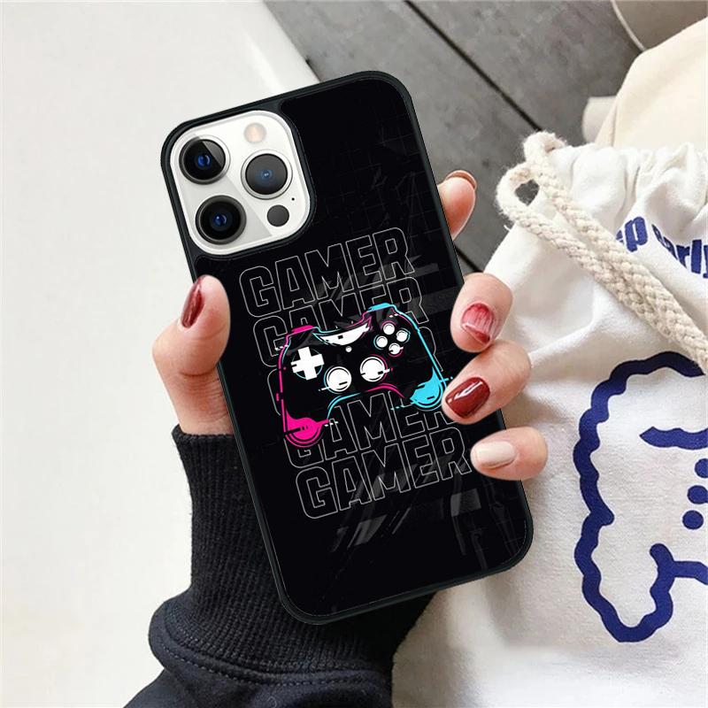 90s Sweet Kawaii Game Controller Phone Case Cover For iPhone 17 Air 15 16 11 13 14 Pro Max 12 Plus Max Fundas