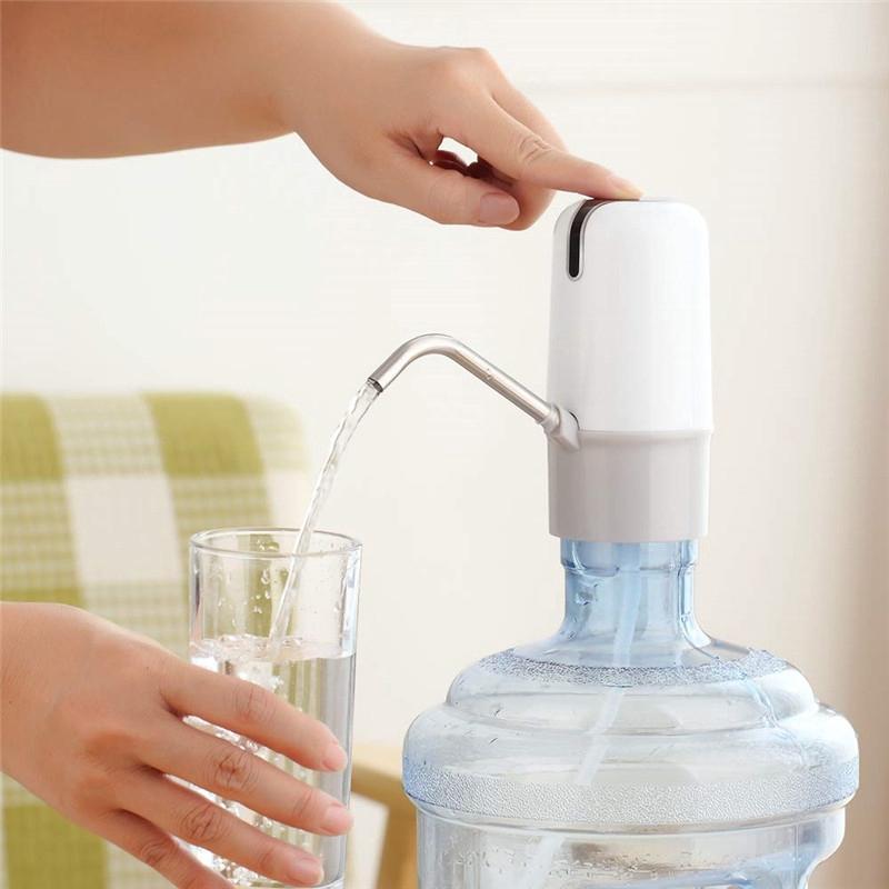 304 Stainless Steel Electric Automatic Water Dispenser Portable Gallon Drinking Bottle Switch Smart Wireless Water Pump Water Appliances
