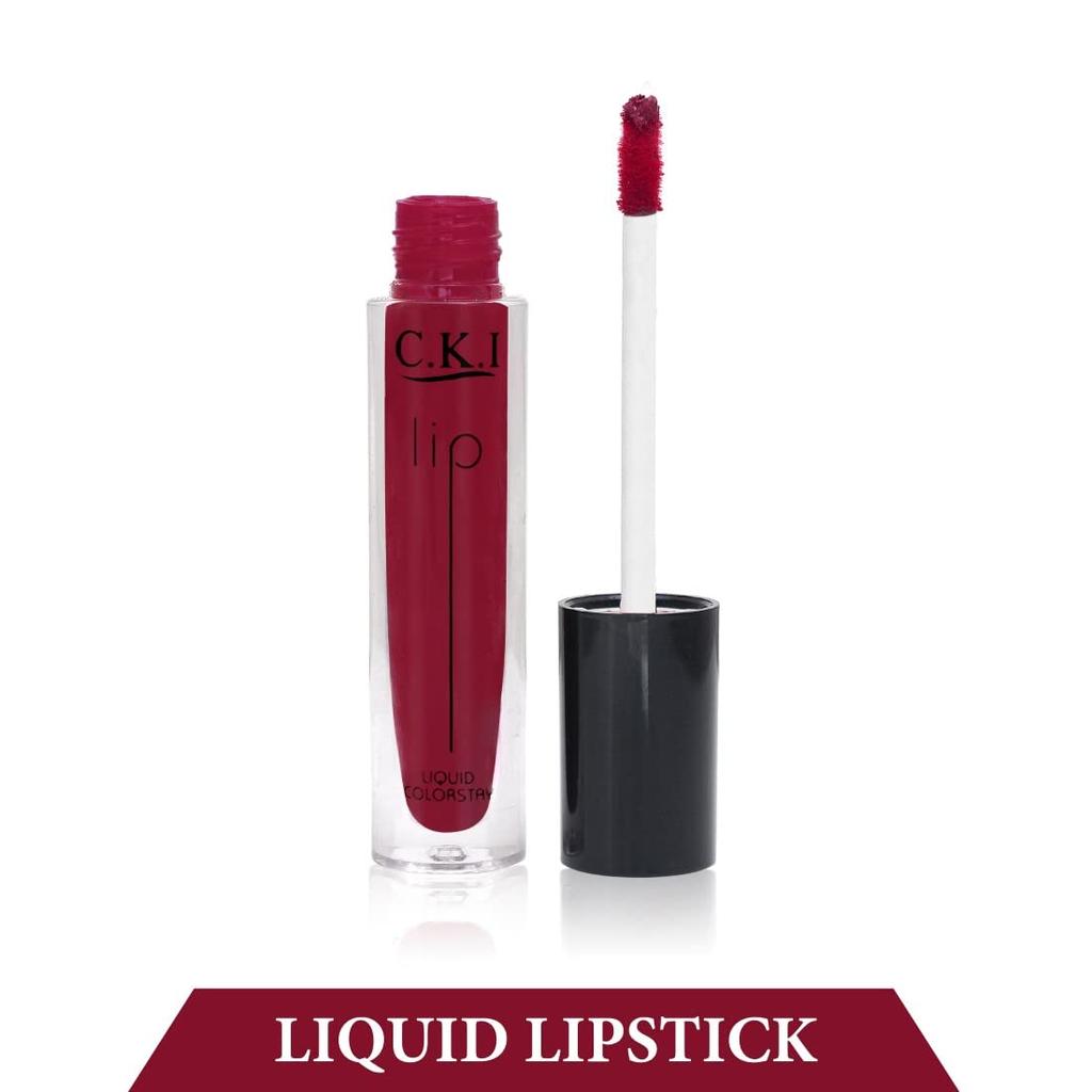 C.K.I Matte To Last Liquid Lipstick, Matte Finish, 4ml - Regal Ruby 708