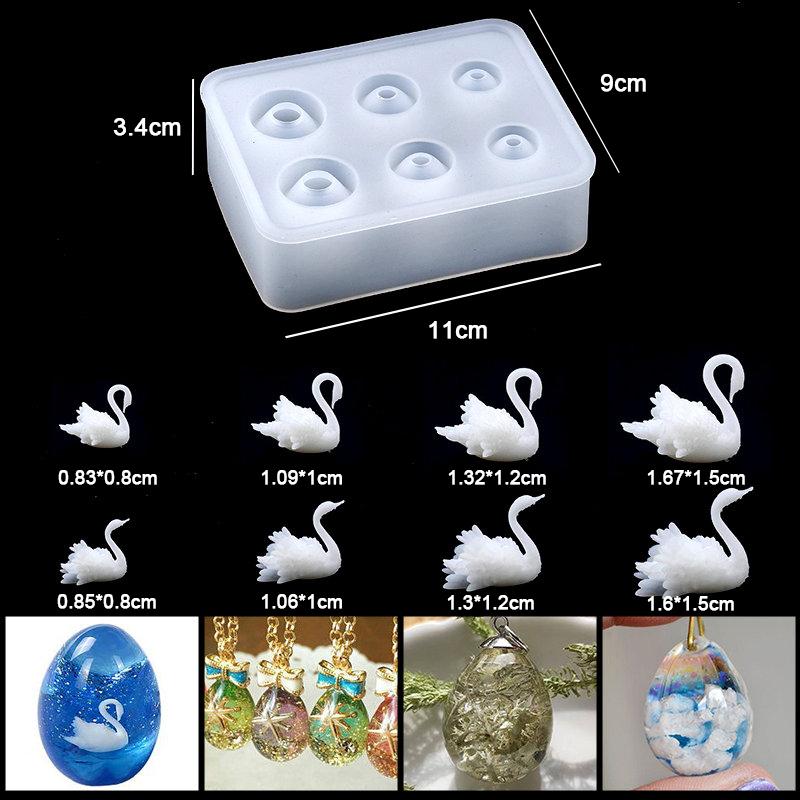 Epoxy Casting Molds Set Silicone UV Casting Tools Kits Resin Casting Molds For Jewelry Making DIY Earring Findings 16 Styles