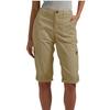 Pantalones Cortos Cargo Elegantes para Mujer Primavera Verano Moda Casual Color Sólido Bolsillo Peto Pierna Recta Ajustada Pantalones de Cinco Cuartos