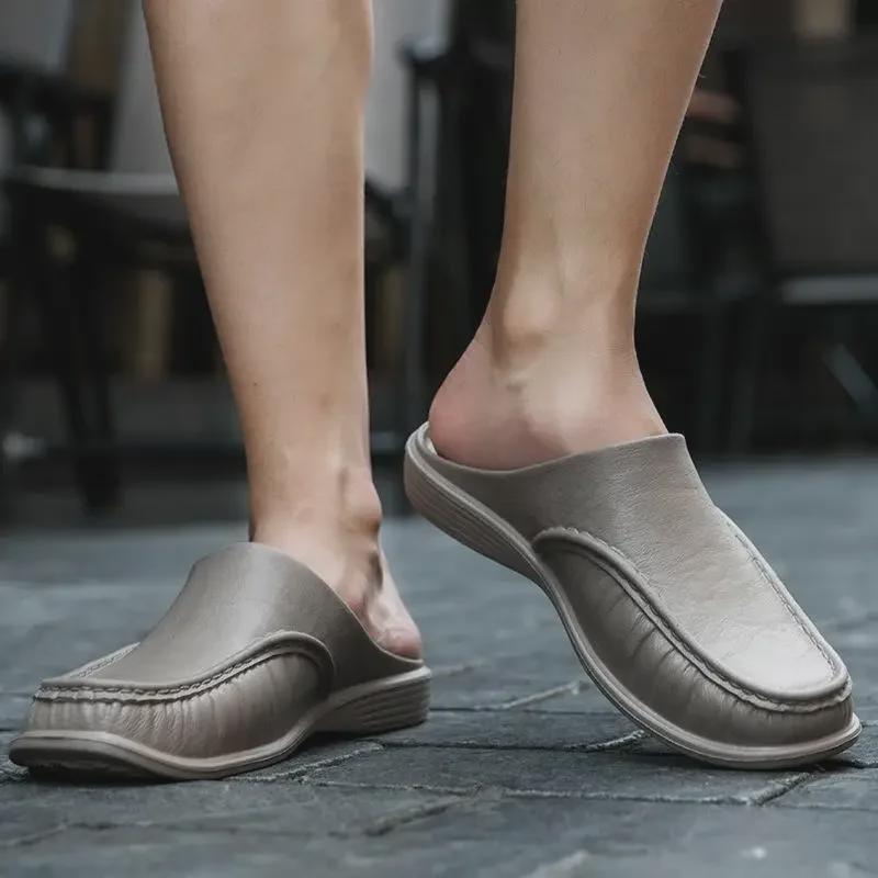 Pánské ležérní nazouvací boty pro léto 2023: Boty a sandály pro řidiče, velikost 47