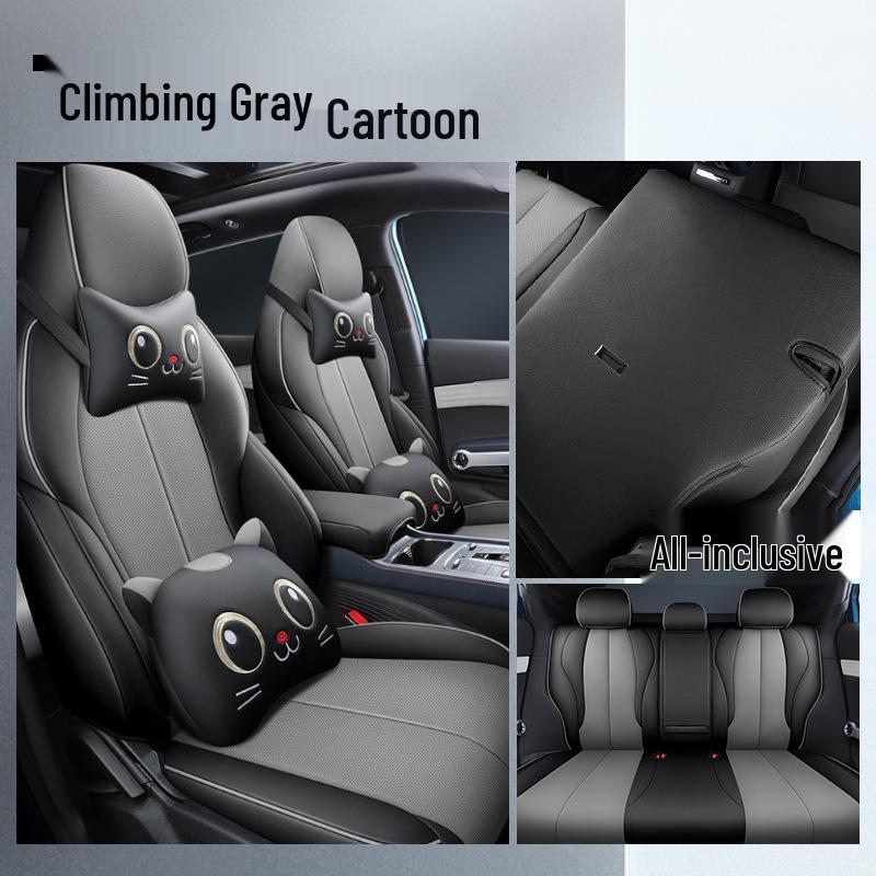 LTCS Car Seat Cover for BYD Yuan PLUS: Sports Leather, All-Season Cushion
