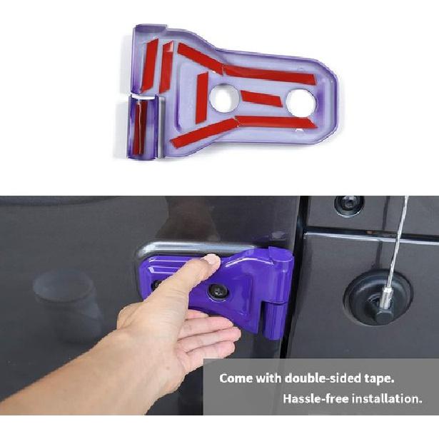 Exterior Door Hinge Protect Cover Trim Accessories For Jeep Wrangler JL JT Parts