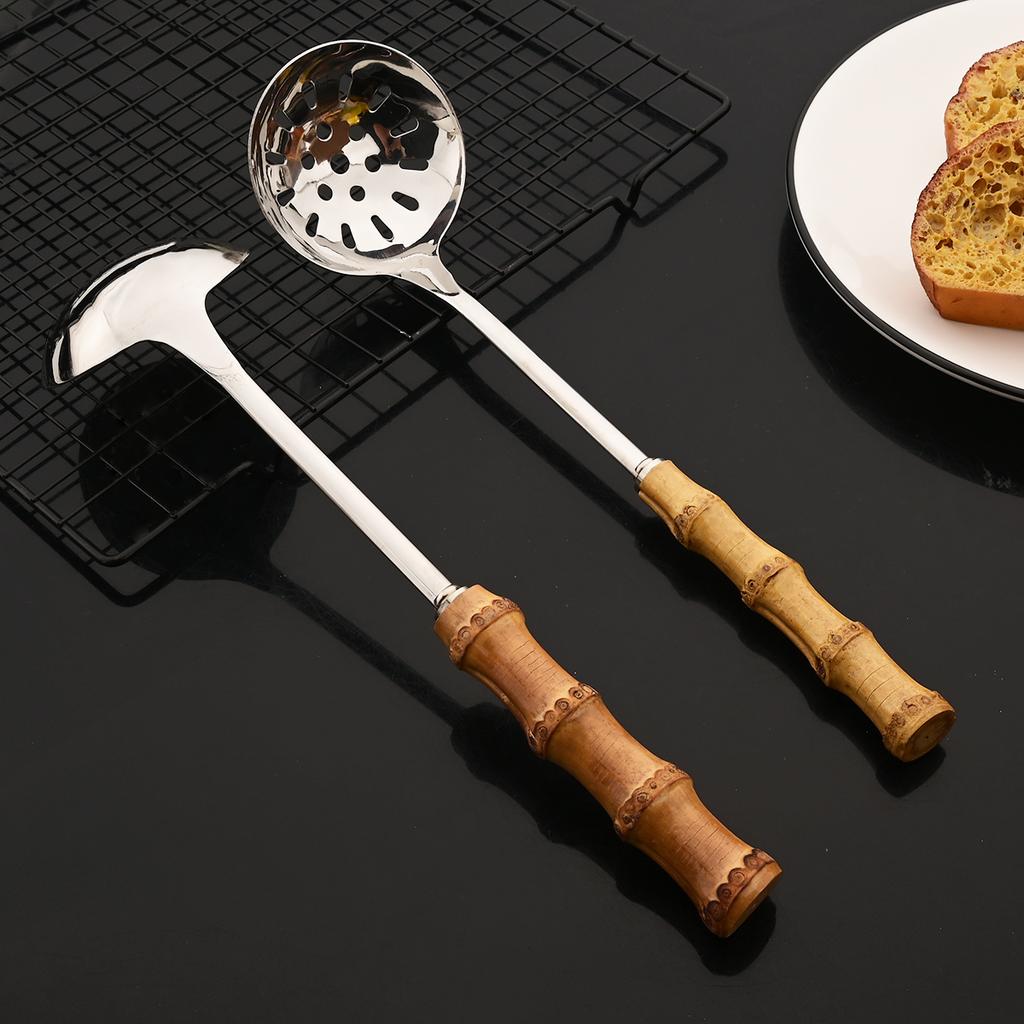 4/5/7-piece Cheese Knife Set Stainless Steel Silverware Set Bamboo Handle Utensils Hostess Serving Set for Buffet Home