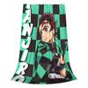 Demon Slayer Plush Kimetsu No Yaiba Kamado Tanjirou Anime Blankets Flannel Sofa Throw Blanket for Bedding Throws Bedspread Quilt