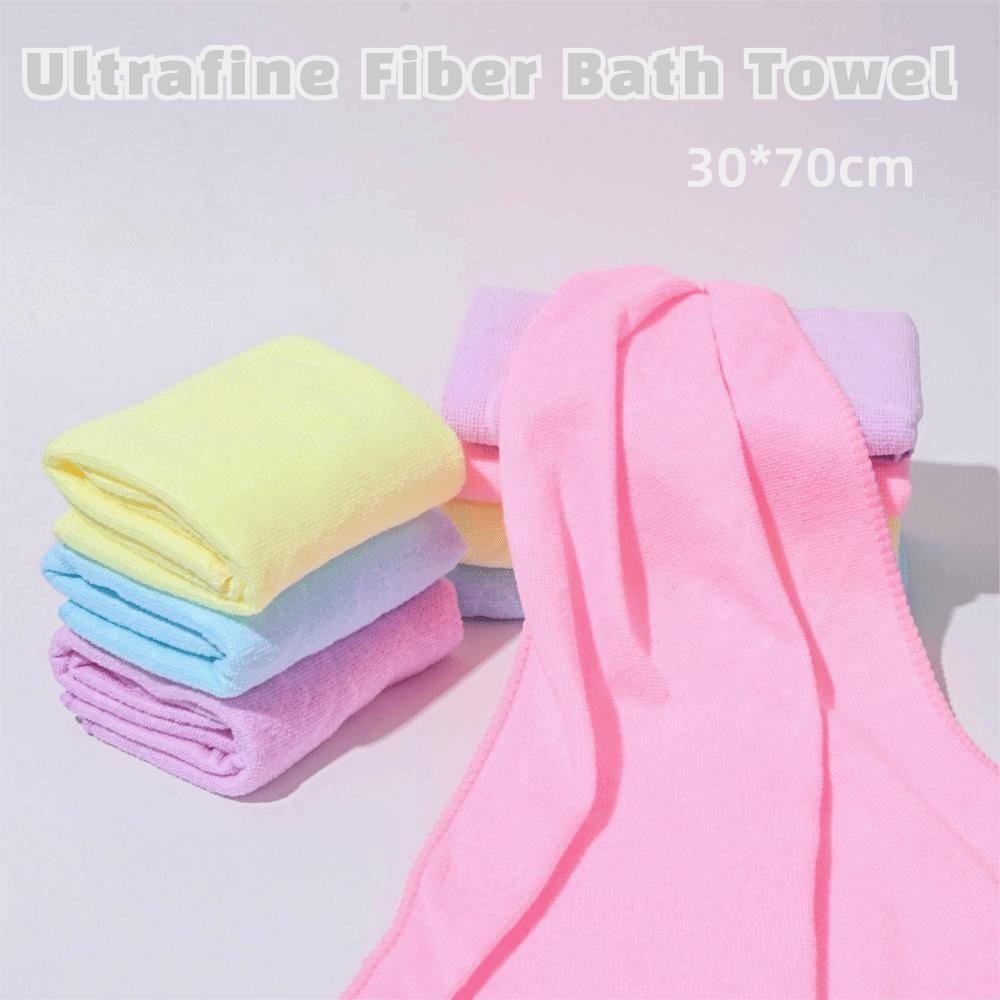 Durable Dry Body Bath Towels Bear Shape Microfiber Shower Cloth 30*70CM Antibacterial Soft Absorbent Towel Household Supplies