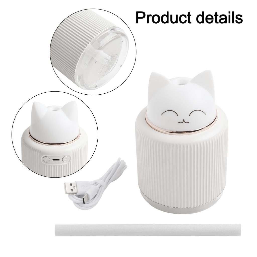 Mini Humidifier Humidifier USB 2 LED Colors Car Office Humidifier Cute Cat Shape Desktop Humidifier Perfume Brand New