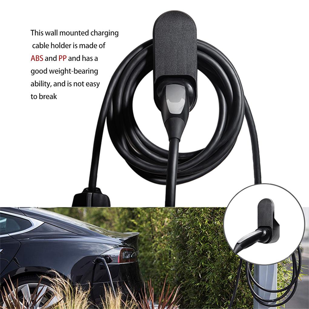 Charging Cable Wall Holder Car Wall Mounted Organizer Replacement for Model 3/S/Y/X 2021