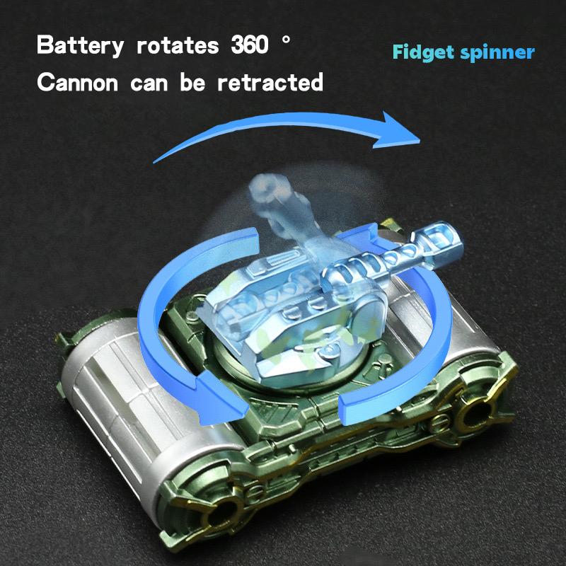 Tank Shape Fidget Spinner Antistress Anxiety Plastic Tank Hand Spinner EDC Spinner Fidget Toys for Adult Kids Gifts