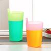 Children Infant Baby Sip Cup With Built In Straw Mug Drink Kids Water Bottle Food-grade Plastic Integrated Straw Cup
