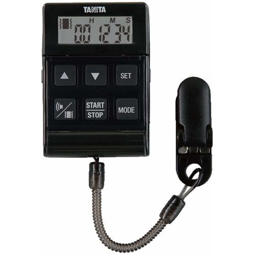 Tanita Study Timer with Strap, Vibration Function, 24 Hours, Black, TD-370N BK