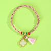 Dragon Boat Festival Tassel Pendant: Five-Color Pink Zongzi String with Gourd for Peace and Health