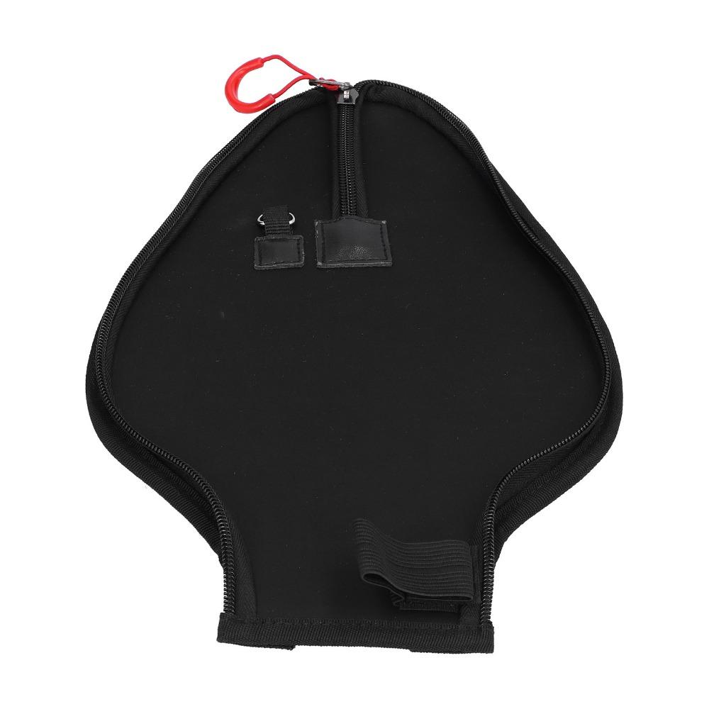 Durable EVA Fishing Rod Tip Cover Large Zipper Opening Black Guide Rings Cover Rod Tip Protector Fishing Tools Protection