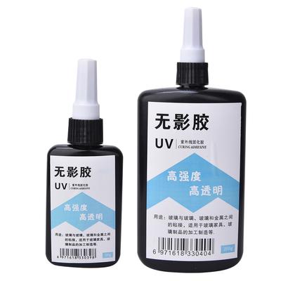 Şeffaf UV Tutkal Ultraviyole Kür Yüksek Mukavemetli Yapıştırıcı Cam Sehpa Kristal Akrilik için