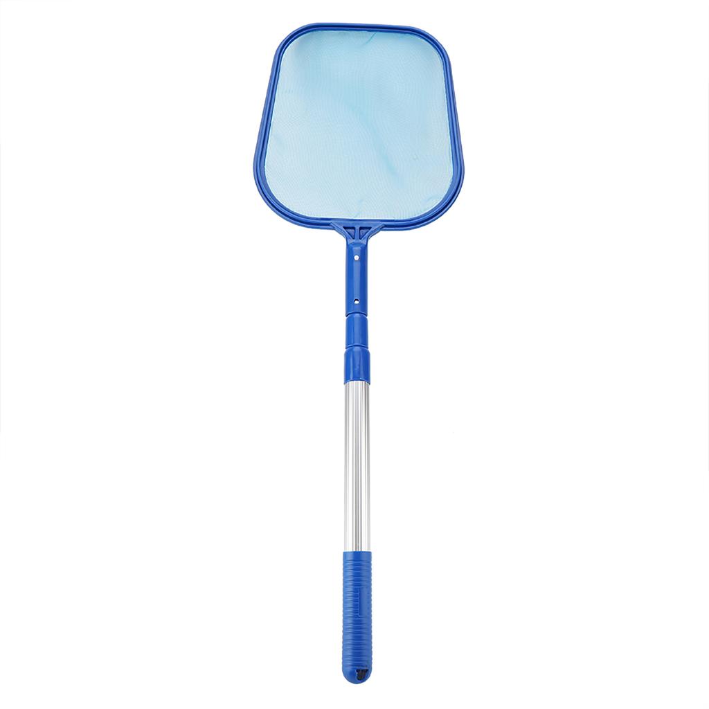 Swimming Pool Leaf Skimmer Mesh Net with Telescopic Pole Pond Tub Cleaning Tool (3*35cm)