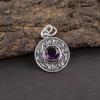 African Amethyst Pendant Gemstone Jewelry, 925 Solid Sterling Silver Pendant, Handmade Jewelry Birthstone Pendant, Gift For Her