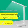 Foldable Desk Lamp with Adjustable Brightness & Color Temperature, Dual-Power (Plug-In/Battery), for Dorms & Bedrooms