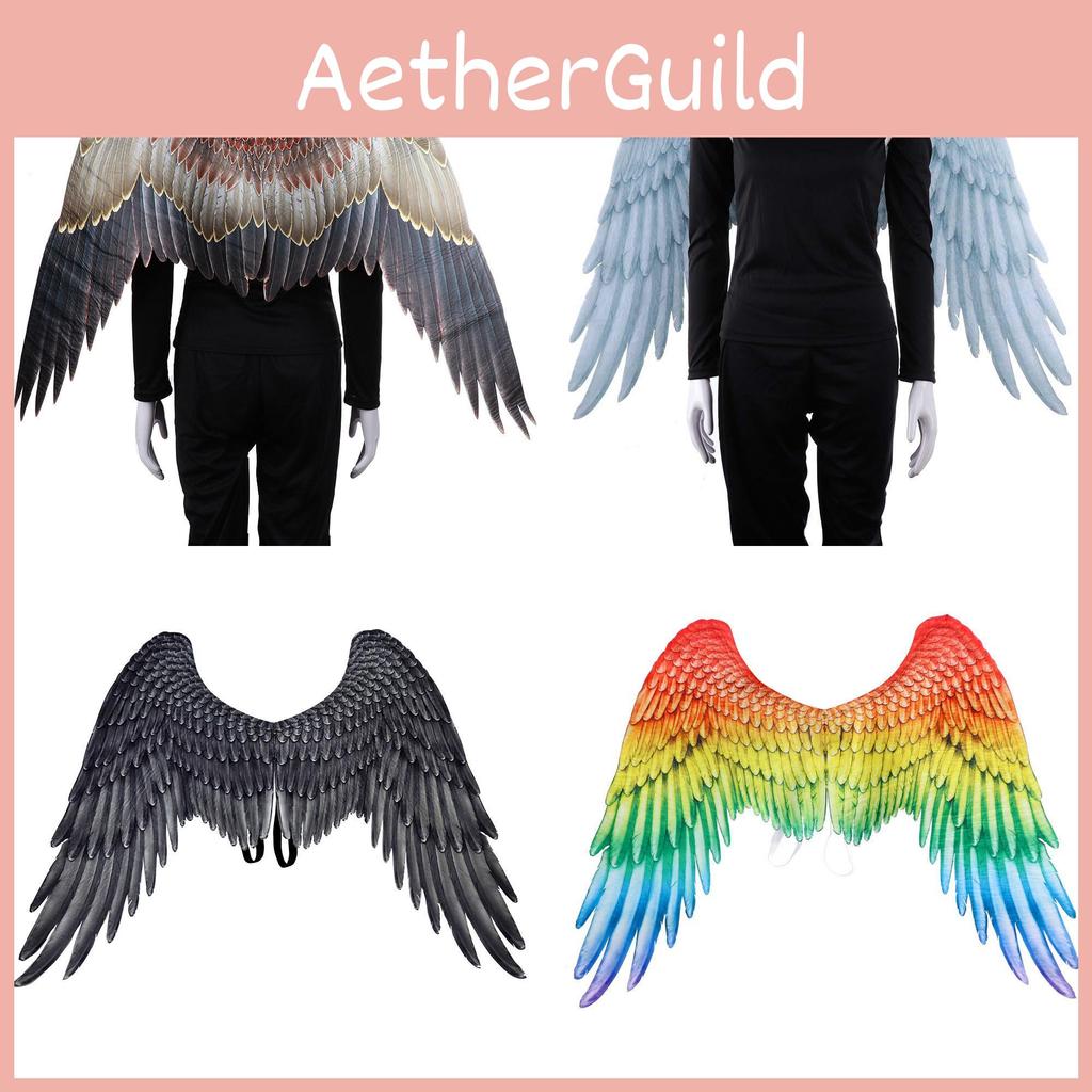 Angel Wings Halloween Extra Large Black And White Wings Clothing Supplies Props