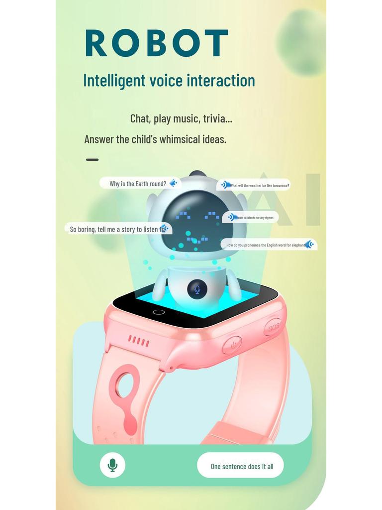 K9 Student 4G Smartwatch for Kids: Durable, Waterproof with Video Calling & GPS