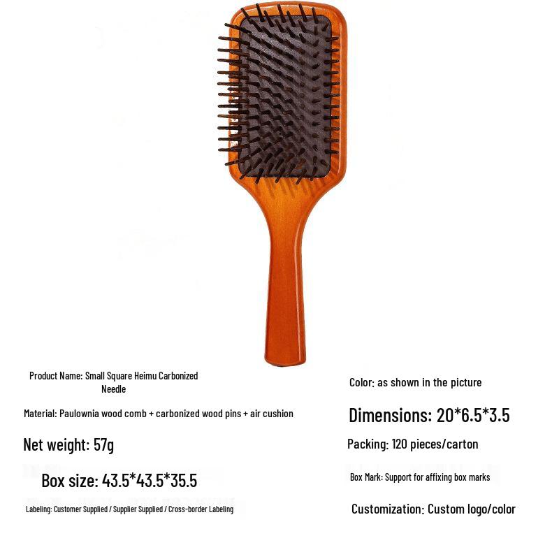 Professional Wooden Air Cushion Scalp Massage and Hairdressing Comb