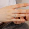 47Bag 925 Silver Layered Wave Ring Fioco
