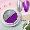 20G Chrome Nail Powder 2 Metallic Holographic Pigment Colors Mirror Effect Powder DIY Gel Nail Art