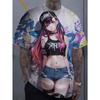 Men's T-shirt Cartoon Sexy Girl graphic T shirts Summer Fashion Casual streetwear 3D