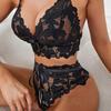 Women's Fashion Sexy StrapsTwo-Piece Suit Color Wireless Bra Sexy Underwear Panties
