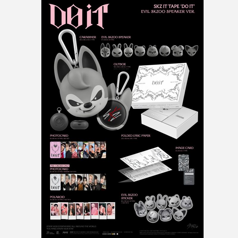 [Pre-order] Stray Kids SKZ IT TAPE [DO IT] EVIL SKZOO SPEAKER VER.