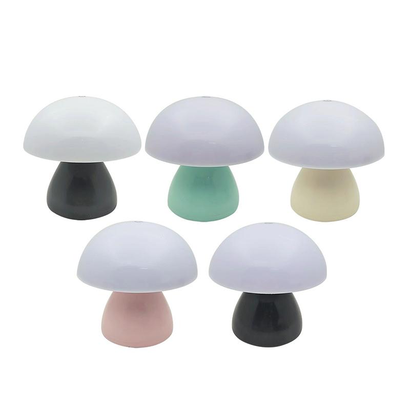 Mushroom Led Table Lamp Charging Touch Desk Coffee Bar, el Bedroom Decoration, Nordic Creative Atmosphere, Small Night Light
