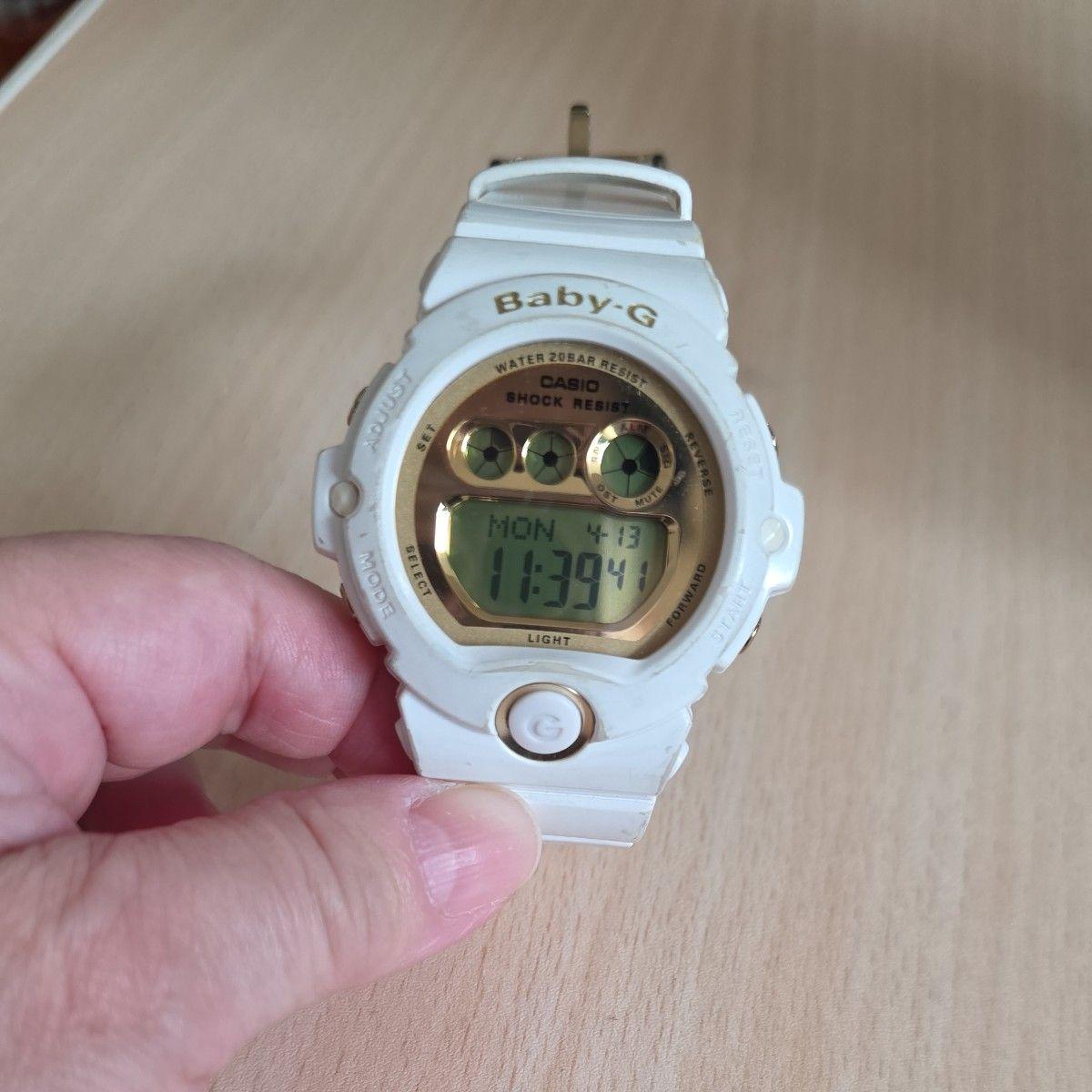 CASIO Baby-G Digital Watch White SHOCK RESIST