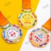 Marathon Gold Winner Award Medals With Neck Ribbon 3D Running Runner 1St 2Nd Trophy Various Sport Souvenir Prize Gift Customized