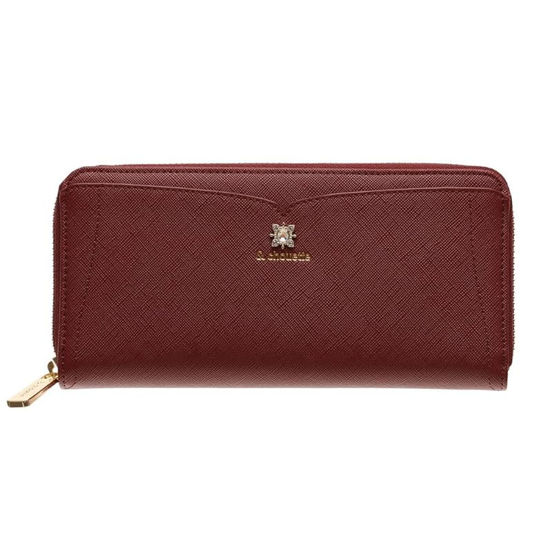 

[ONLYOU] Andschouette chouette oar round fastener Bijou simple long wallet wallet ladies adult girls cute Fashionable gift wrapping Samantha (wine