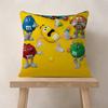 MMs Chocolate Candy Meme  Cushion Cover Pillow Cover Decor Pillowcase Printed Cushion Case for Couch